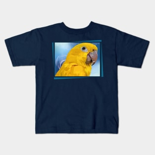 guaruba macaw Kids T-Shirt